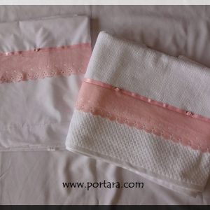 Charming Girls Soft Pink Decoration Baptism Set ~ Lathopana
