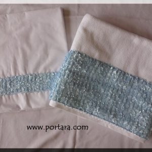 Gorgeous Boys White with Light Blue Baptism Set ~ Lathopana