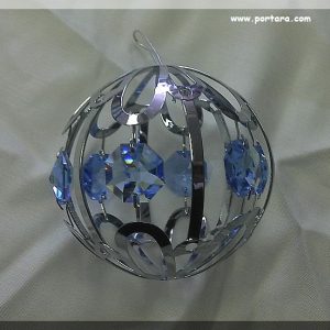 Large Crystal Ball with Austrian Crystals Ornament