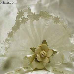Ivory Butterfly Organza Bomboniere