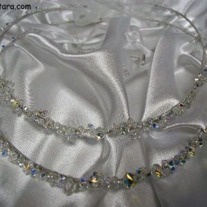 Exquisite Swarovski Crystals Clear AB Wedding Crowns ~ Stephana