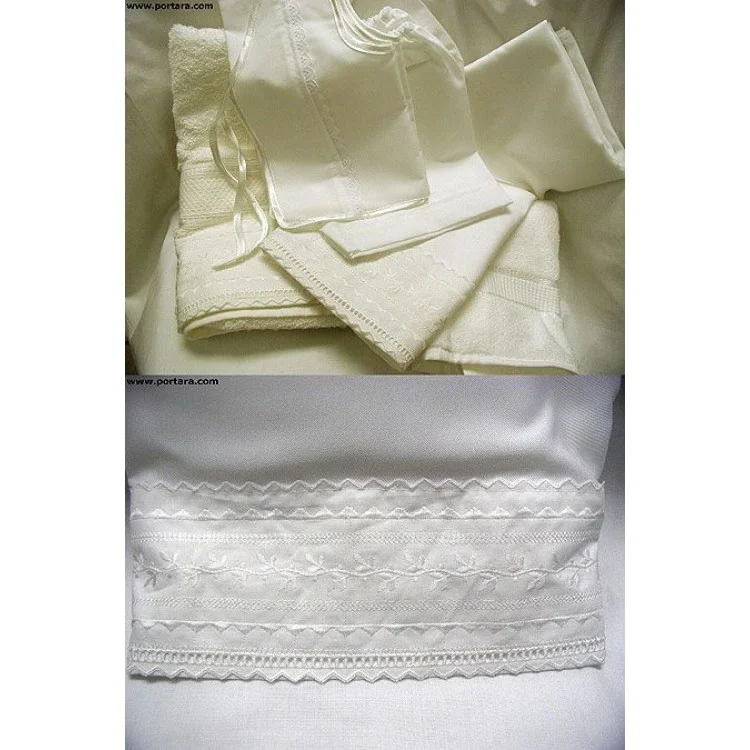 Unisex Pearl White Baptismal Set ~ Lathopana - Image 4