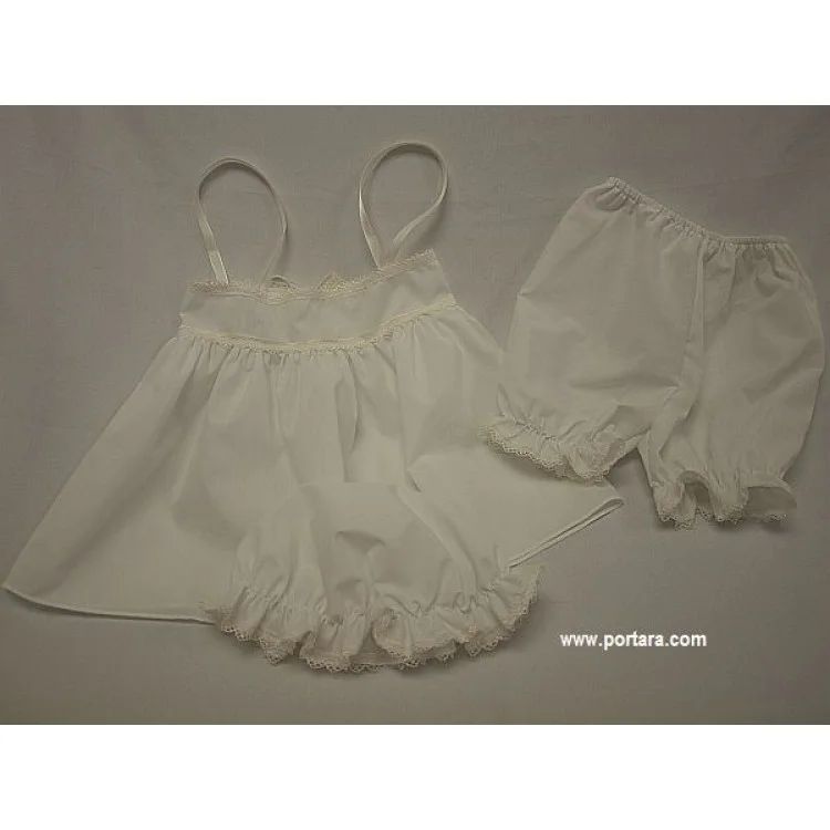 Ecrou Baptismal Undergarment Set ~ Unisex ~ Lathopana - Image 7