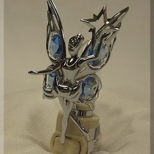 Fairy with Star Nightlight Chrome Plated with Austrian Crystals Gift Favor