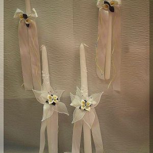 Simplicity in Lilies Wedding Candles ~ Lambades