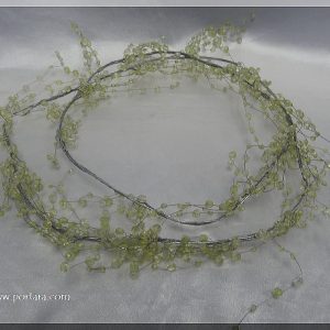 Light Green Crystal Garland