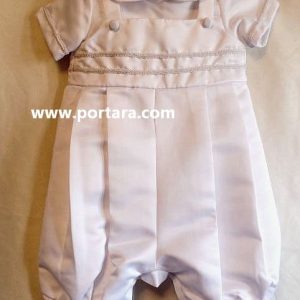 Baby Boy Christening Baptism Outfit in White