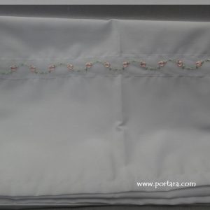 Girls White Cotton Oil Sheet