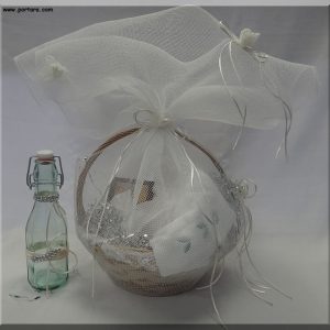 Unisex Baptism Anointing Oil Basket