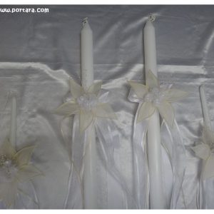 Simple Orthodox Wedding Candles ~ Lambathes
